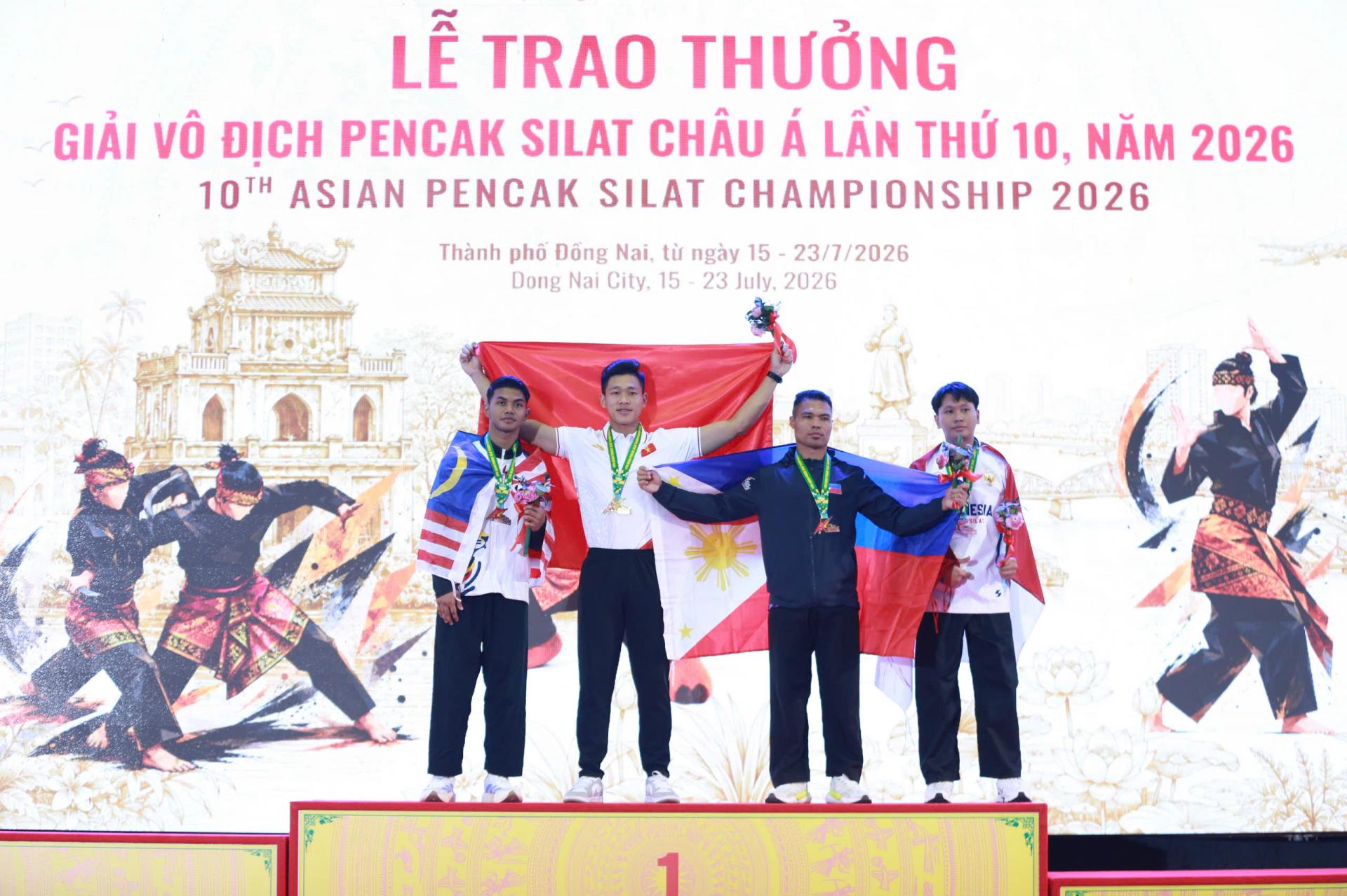 Pencak Silat Thành phố Hồ Chí Minh giành 03 huy chương vàng tại giải Giải Vô địch Pencak Silat châu Á