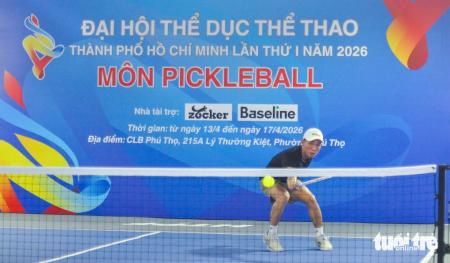 Môn Pickleball - Đại hội Thể dục Thể thao TP.HCM lần thứ I năm 2026 lần 1 năm 2026